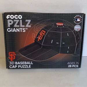Foco Pzlz Genuine MLB Merch San Francisco Giants 3D Baseball Cap Puzzle